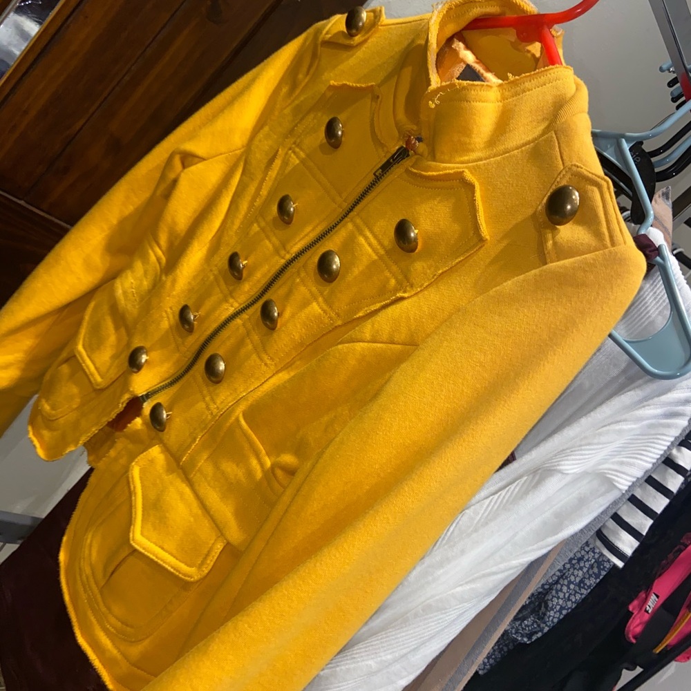 Mustard yellow jacket
